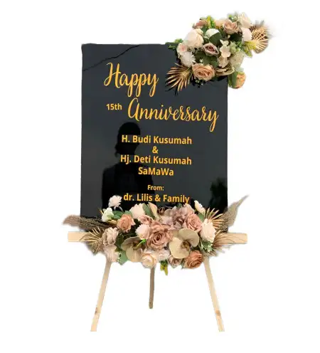 Papan Bunga Akrilik Semangkak