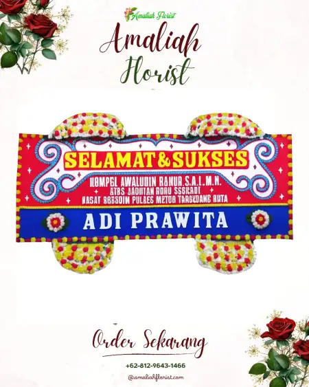 Papan Bunga Ucapan Selamat Semangkak